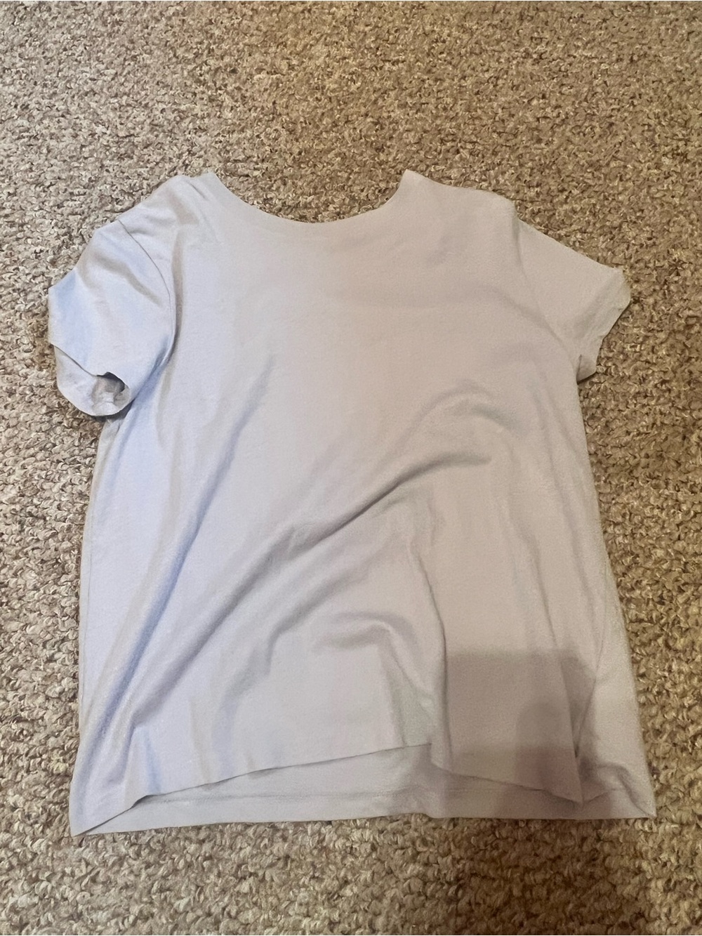 American Eagle Outfitters Light Gray Short Sleeve Tee